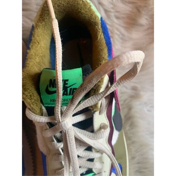 Nike Women's Multicolor Air Force 1 Shadow Sneakers CT1985-500 Athletic Sneaker - Picture 9 of 11